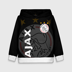 Толстовка-худи детская FC AJAX AMSTERDAM ФК АЯКС, цвет: 3D-белый