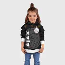 Толстовка-худи детская FC AJAX AMSTERDAM ФК АЯКС, цвет: 3D-белый — фото 2