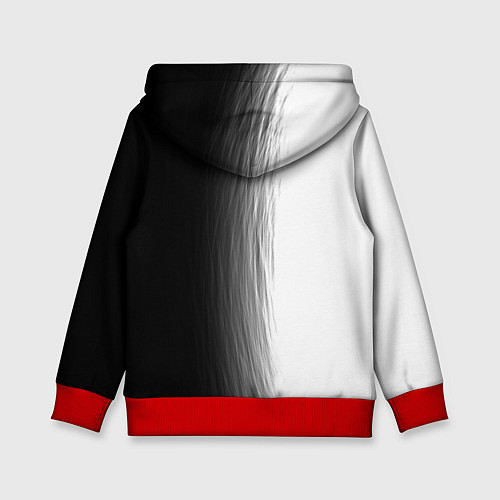 Детская толстовка Black and White BMW / 3D-Красный – фото 2