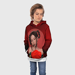 Толстовка-худи детская Дженни BLACKPINK, цвет: 3D-белый — фото 2