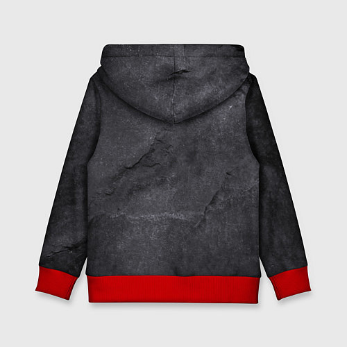 Детская толстовка THE WITCHER КАМЕНЬ / 3D-Красный – фото 2