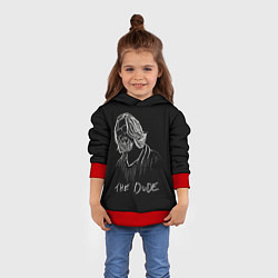 Толстовка-худи детская THE DUDE Большой Лебовски, цвет: 3D-красный — фото 2