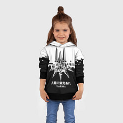 Толстовка-худи детская YoRHa, Nier: Automata, цвет: 3D-черный — фото 2