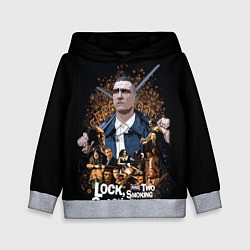 Толстовка-худи детская Карты, деньги, два ствола, цвет: 3D-меланж