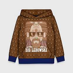 Толстовка-худи детская The Big Lebowski, цвет: 3D-синий