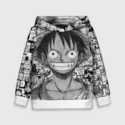 Детская толстовка Луфи улыбается one piece