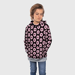 Толстовка-худи детская На уровне текстур, цвет: 3D-меланж — фото 2