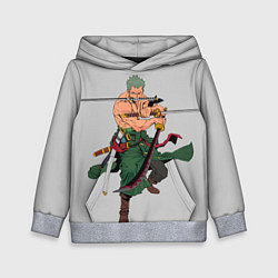 Детская толстовка Арт Ророноа Зоро, One Piece