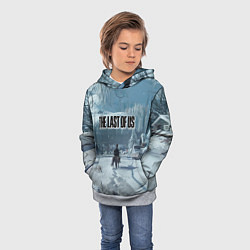 Толстовка-худи детская Элли в деревне, цвет: 3D-меланж — фото 2