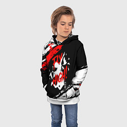 Толстовка-худи детская FLY HIGH! Haikyu!!, цвет: 3D-белый — фото 2