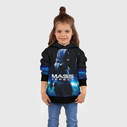 Толстовка-худи детская MASS EFFECT ТАЛИ ЗОРА, цвет: 3D-черный — фото 2