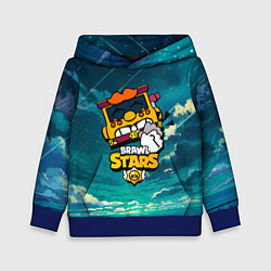 Толстовка-худи детская Грифф Griff Brawl Stars, цвет: 3D-синий