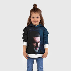 Толстовка-худи детская Nautilus Pompilius Вячеслав Бутусов, цвет: 3D-белый — фото 2