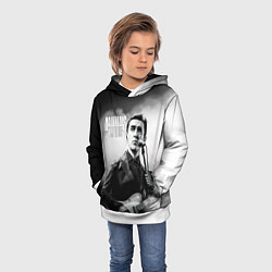 Толстовка-худи детская Вячеслав Бутусов Наутилус Помпилиус, цвет: 3D-белый — фото 2