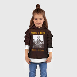 Толстовка-худи детская Король и Шут Камнем по голове, цвет: 3D-белый — фото 2