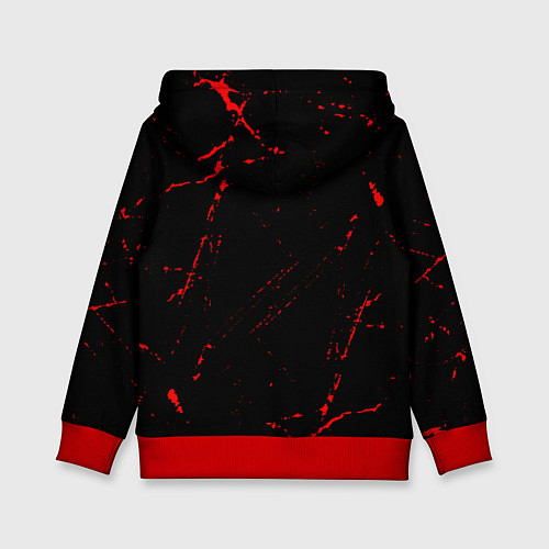 Детская толстовка The Witcher Monster Slayer - Grunge / 3D-Красный – фото 2