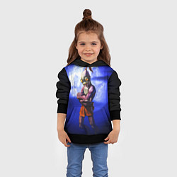 Толстовка-худи детская Abe, цвет: 3D-черный — фото 2