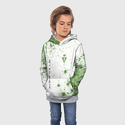 Толстовка-худи детская New World - Синдикат - Краска, цвет: 3D-меланж — фото 2