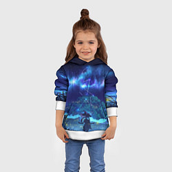 Толстовка-худи детская MONA GENSHIN IMPACT, цвет: 3D-белый — фото 2