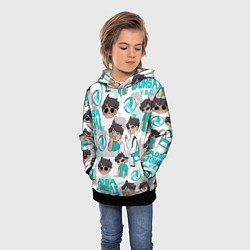 Толстовка-худи детская ТООРУ ОЙКАВА OIKAWA TORU, цвет: 3D-черный — фото 2