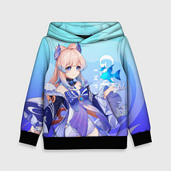 Толстовка-худи детская Genshin Impact, Кокоми, цвет: 3D-черный