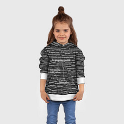 Толстовка-худи детская Вы продоёте рыбов, цвет: 3D-белый — фото 2