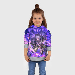 Толстовка-худи детская Рэйзор Genshin Impact Геншин Импакт Z, цвет: 3D-меланж — фото 2
