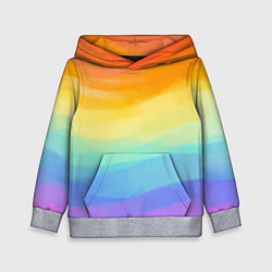 Детская толстовка РАДУЖНЫЕ ВОЛНЫ RAINBOW WAVES Z