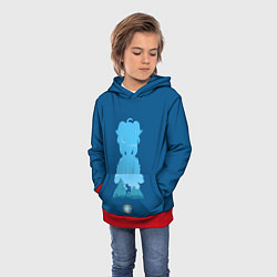 Толстовка-худи детская ГАНЬ ЮЙ GANYU ГЕНШИН, цвет: 3D-красный — фото 2