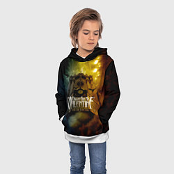 Толстовка-худи детская Scream Aim Fire - Bullet For My Valentine, цвет: 3D-белый — фото 2