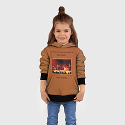 Толстовка-худи детская Made in Japan - Deep Purple, цвет: 3D-черный — фото 2