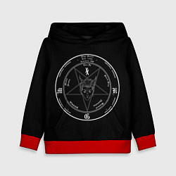 Толстовка-худи детская Devil MGK, цвет: 3D-красный
