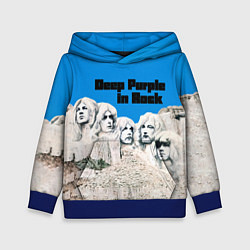 Толстовка-худи детская Deep Purple in Rock, цвет: 3D-синий
