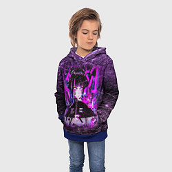 Толстовка-худи детская Cyberpunk Samurai Anime, цвет: 3D-синий — фото 2