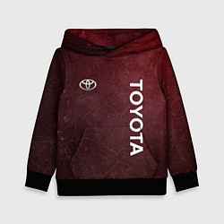 Детская толстовка TOYOTA RED GRUNGE