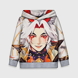 Толстовка-худи детская Arataki Itto Genshin Impact, цвет: 3D-меланж