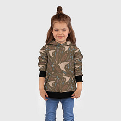 Толстовка-худи детская Литой стриж, цвет: 3D-черный — фото 2