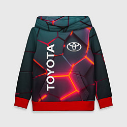 Детская толстовка TOYOTA 3D NEON ТОЙОТА 3Д ПЛИТЫ НЕОН