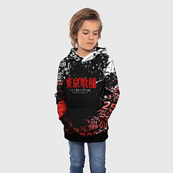 Толстовка-худи детская TOKYO GHOUL МИНУС 7 ТОКИЙСКИЙ ГУЛЬ 1000-7, цвет: 3D-черный — фото 2