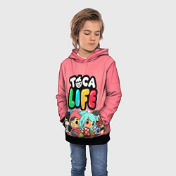 Толстовка-худи детская Toca Life, цвет: 3D-черный — фото 2