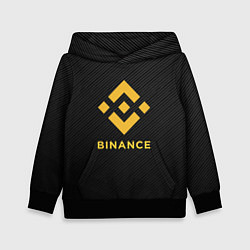 Детская толстовка БИНАНС ЛОГО CARBON BINANCE LOGO