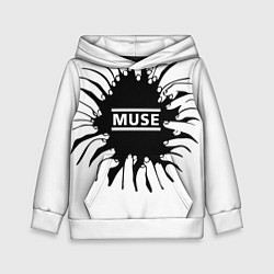 Толстовка-худи детская MUSE пальцы, цвет: 3D-белый