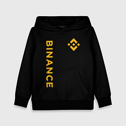 Детская толстовка БИНАНС ЛОГО КАРБОН BINANCE LOGO