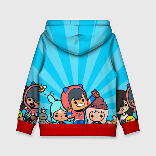 Детская толстовка Toca Life: Friends / 3D-Красный – фото 2