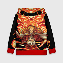 Детская толстовка Пламенный столб Ренгоку Кенджуро