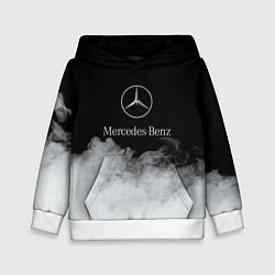 Толстовка-худи детская Mercedes-Benz Облака, цвет: 3D-белый