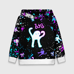 Детская толстовка КОТ ЪУЪ СЪУКА NEON