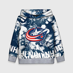 Детская толстовка Коламбус Блю Джекетс, Columbus Blue Jackets