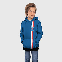 Толстовка-худи детская PSG SPORT STRIPES UNIFORM, цвет: 3D-черный — фото 2