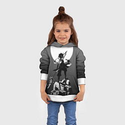 Толстовка-худи детская СЯО ОХОТНИК НА ДЕМОНОВ, цвет: 3D-белый — фото 2